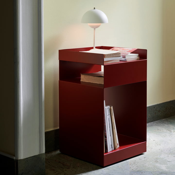 Rotate side table, merlot from & Tradition