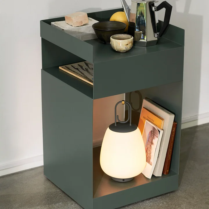 Rotate side table, hunter from & Tradition