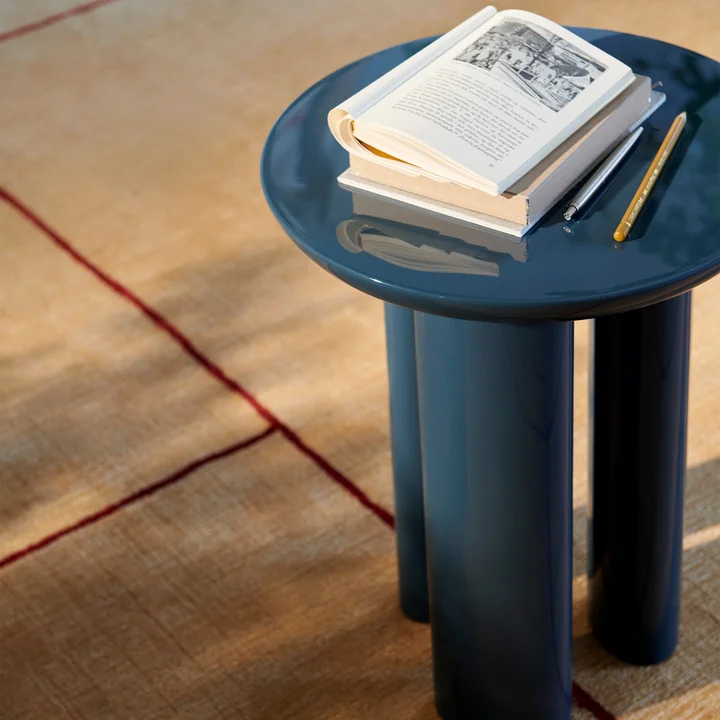 Tung side table, steel blue from & Tradition