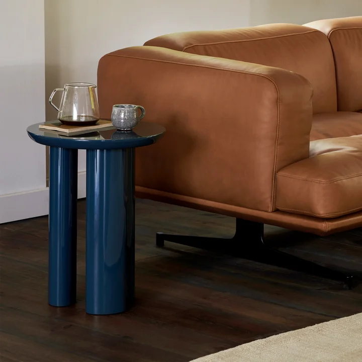 Tung side table, steel blue from & Tradition