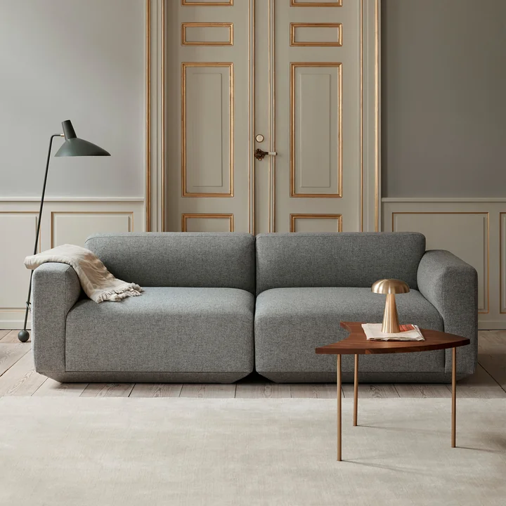 Develius Sofa, configuration A, gray (Hallingdal 130) from & Tradition