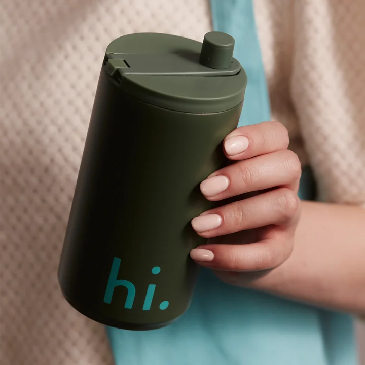 Hi Travel Mug, 0.35 l, myrtle green from Design Letters