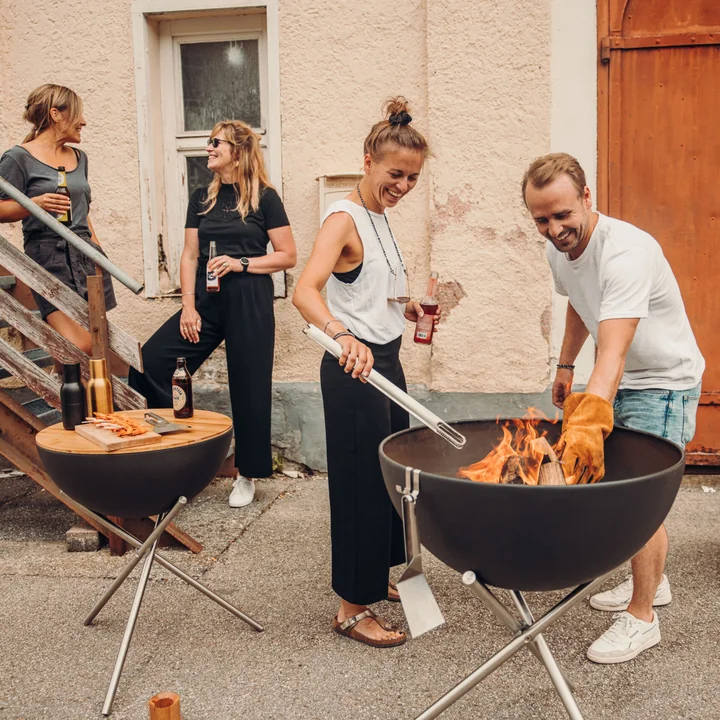 Bowl 70 fire bowl with tripod from höfats
