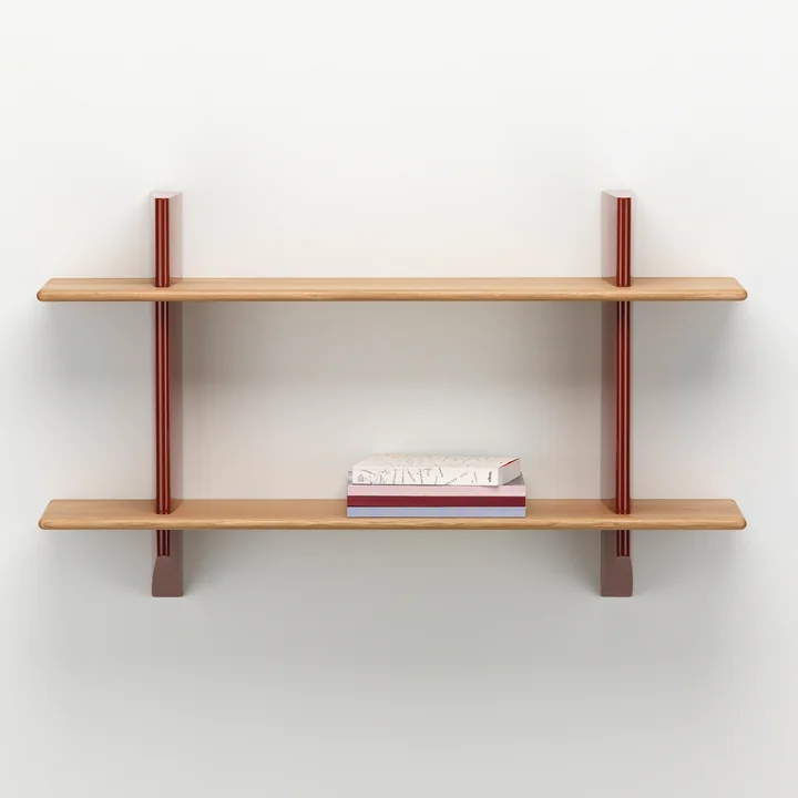 Rayonnage Mural from Vitra in the version japanese red