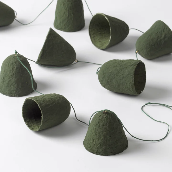 Christmas Pulp Bell garland from Broste Copenhagen