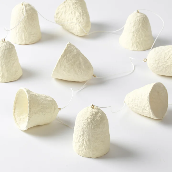 Christmas Pulp Bell garland from Broste Copenhagen