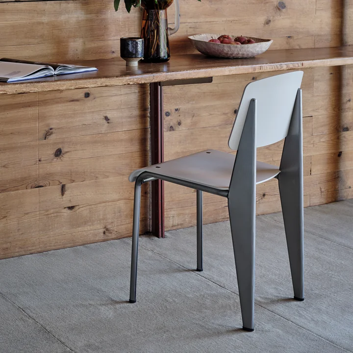 ③ Jean Prouve STANDARD CHAIR 白　リプロダクト ③ Jean Prouve STANDARD CHAIR 白 リプロダクト（Jean Prouvé