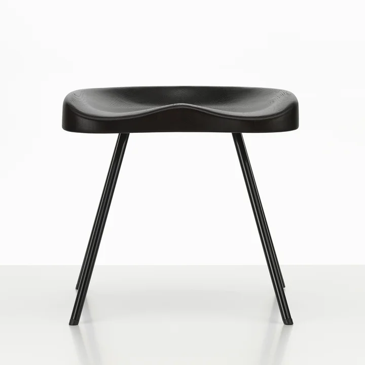 Tabouret 307 Stool from Vitra in dark oak finish