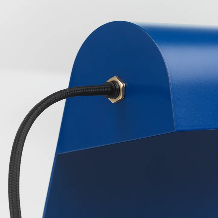 Lampe de Bureau Table lamp from Vitra in the version Prouvé Bleu Marcoule