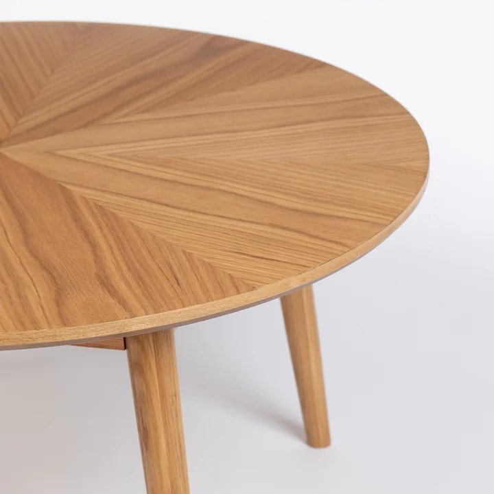 Liam Livingstone coffee table in natural oak color