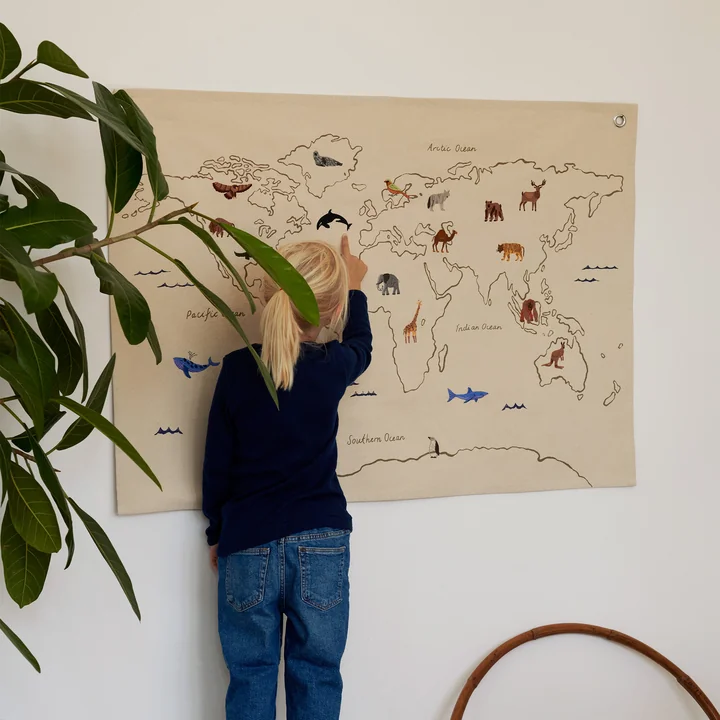 The World Fabric map from Ferm Living