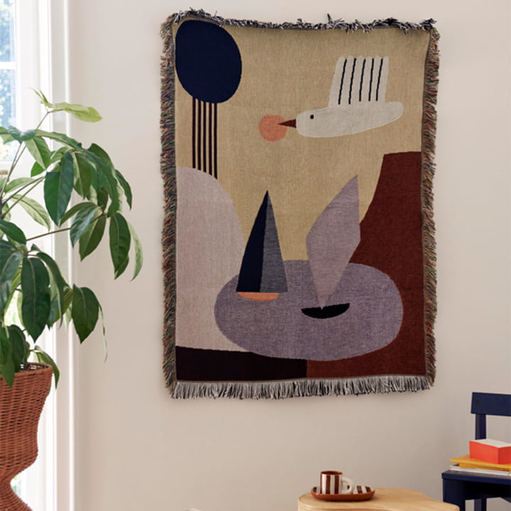 Bird Children wall blanket from ferm Living