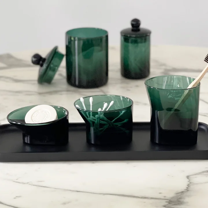 Cala Bath accessories from XLBoom in color green