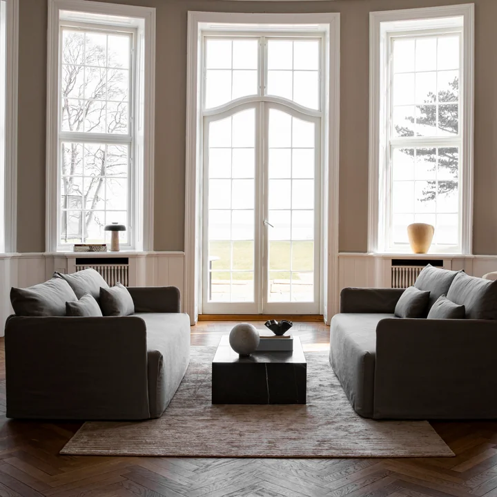 Offset Sofa with removable cover from Audo