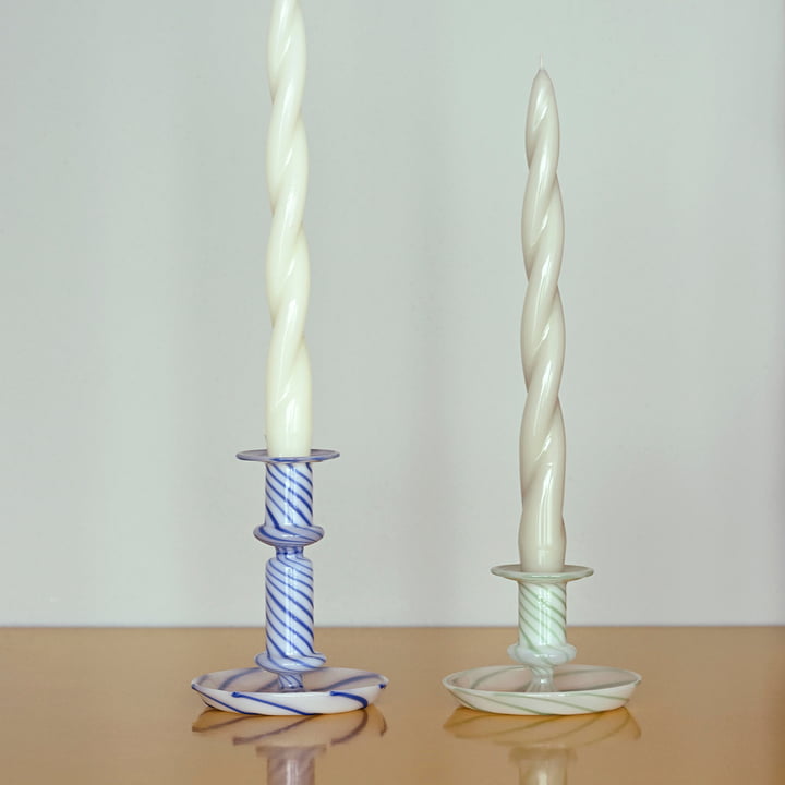 Spiral Hay stick candles