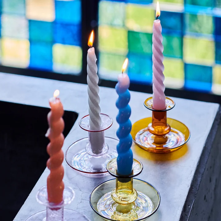 Spiral HAY stick candles