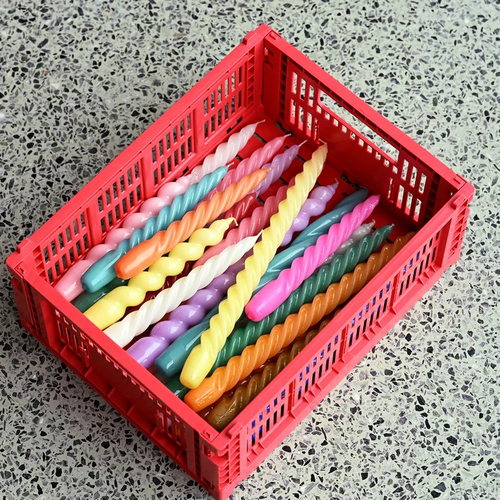 The Spiral stick candles from HAY