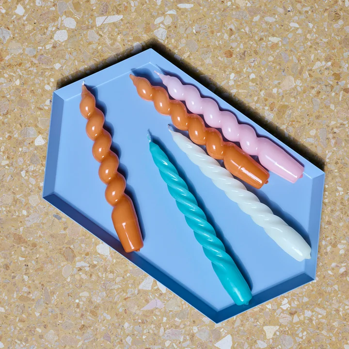 Spiral HAY stick candles