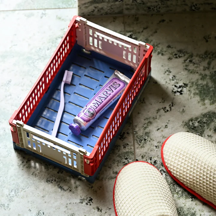 Colour Crate Basket recycled from HAY