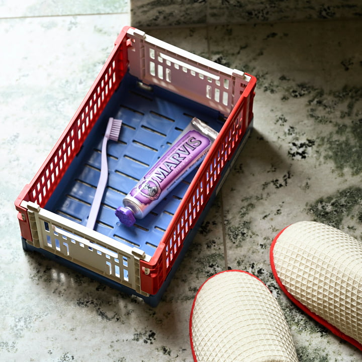 Colour Crate Basket recycled from HAY