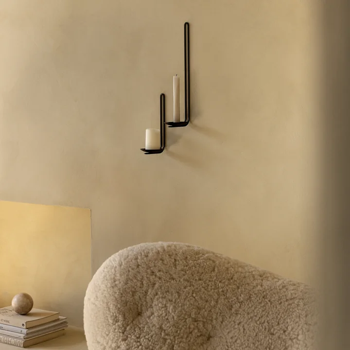 Clip wall candle holder from Audo