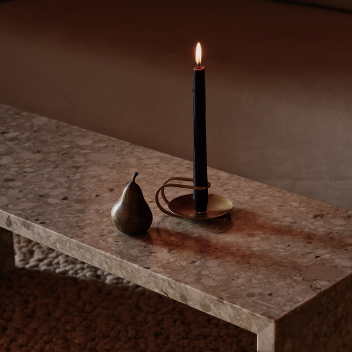Tealight Candle Holder (Terrazzo) Black / 1 Pack
