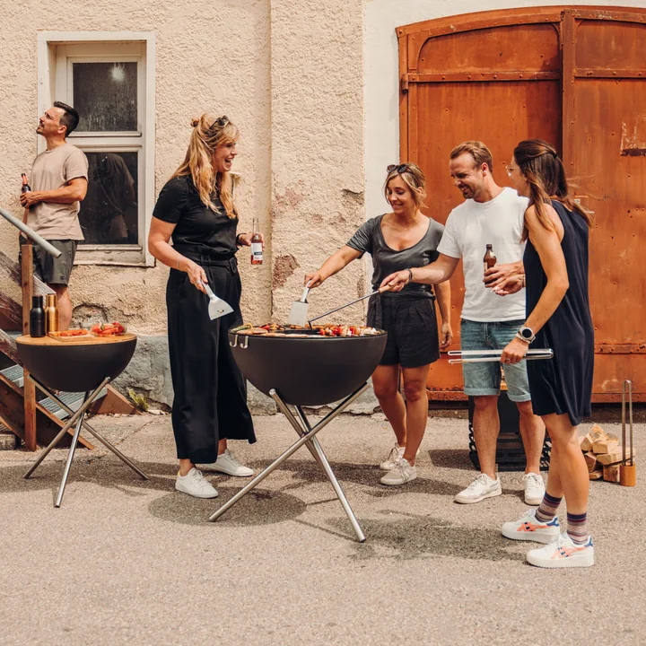 Poker with flame blower from höfats