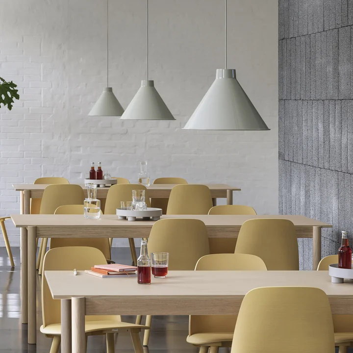Top pendant lamp LED, Ø 38 cm, gray from Muuto
