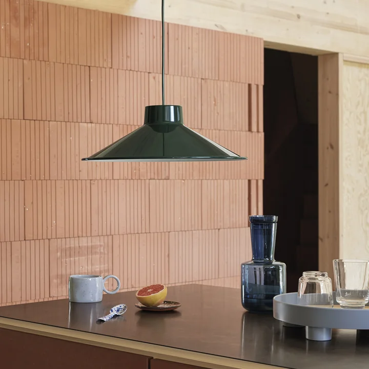 Top pendant lamp LED, Ø 36 cm, dark green from Muuto