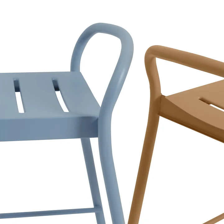 Linear Steel Bar stool outdoor from Muuto