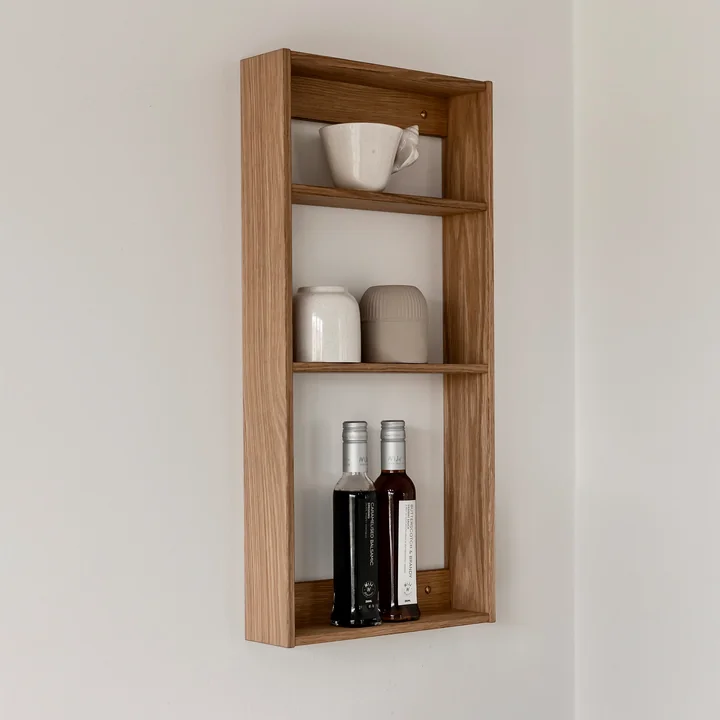 Threesquare Wall shelf from We Do Wood in the finish oak / nature