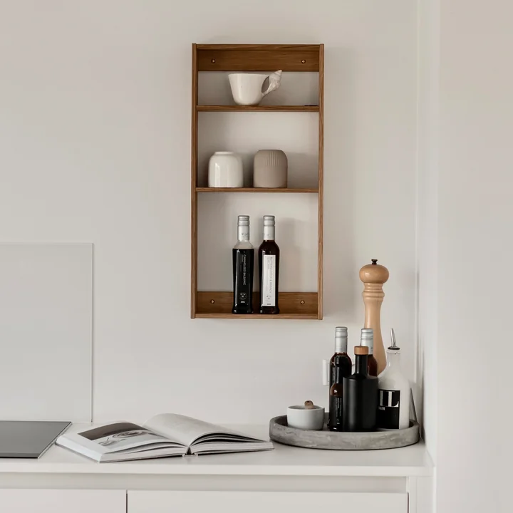 Threesquare Wall shelf from We Do Wood in the finish oak / nature