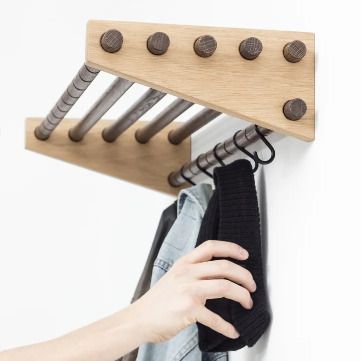 Roon & Rahn Moodrack Wall coat rack from We Do Wood