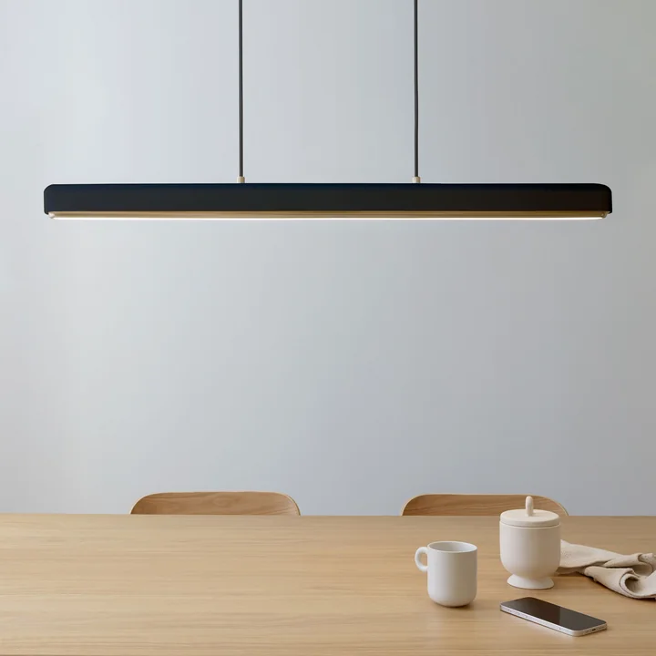 Hazel Branch LED pendant light, 100 cm, black from Umage