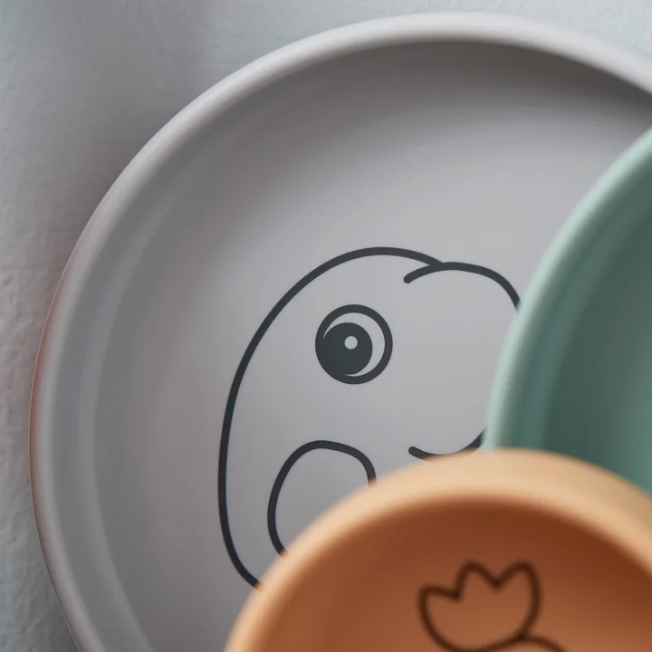 Silicone tableware set from Done by Deer