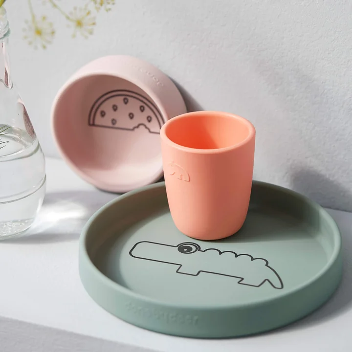 Silicone tableware set from Done by Deer