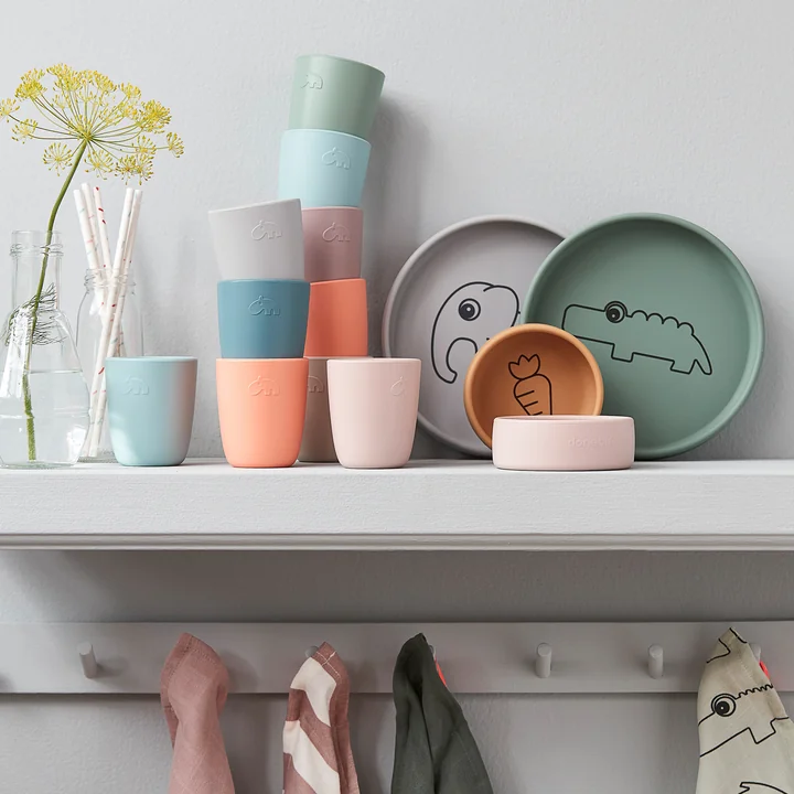 Silicone tableware set from Done by Deer
