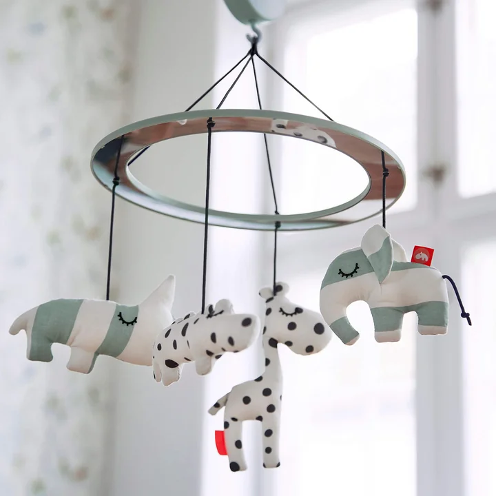 Music mobile with mirror from Done by Deer