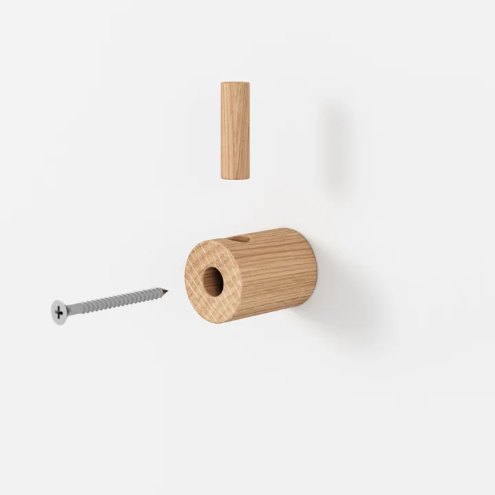 The wooden wall hooks from Moebe