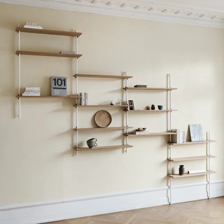 Wall Shelving System from Moebe
