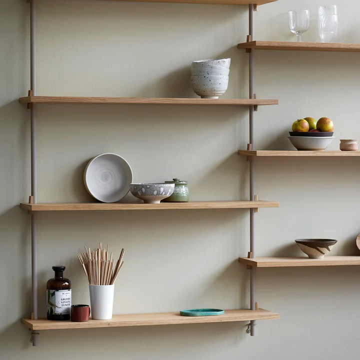 Wall Shelving System from Moebe