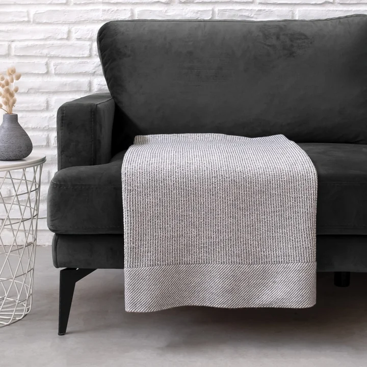 Studio Zondag - Pergamon Blanket, 130 x 170 cm, light gray
