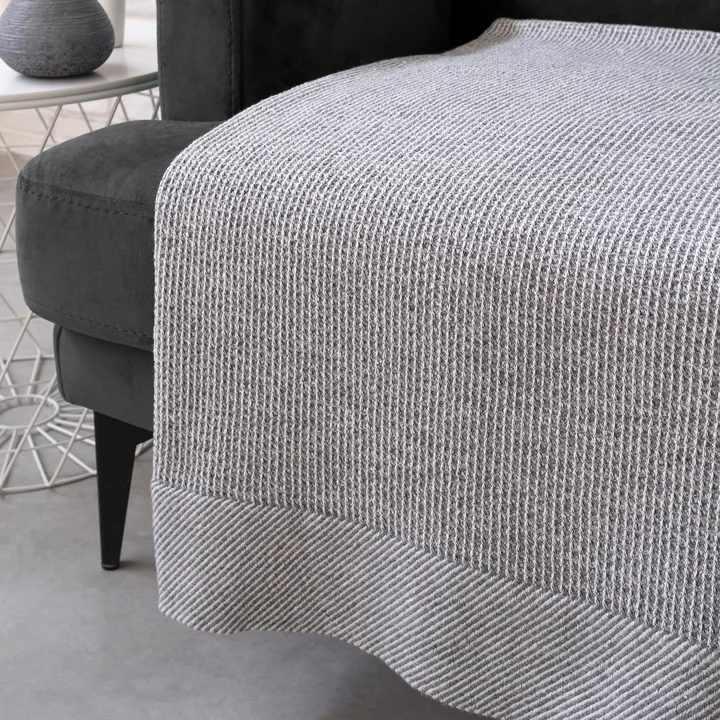 Studio Zondag - Pergamon Blanket, 130 x 170 cm, light gray