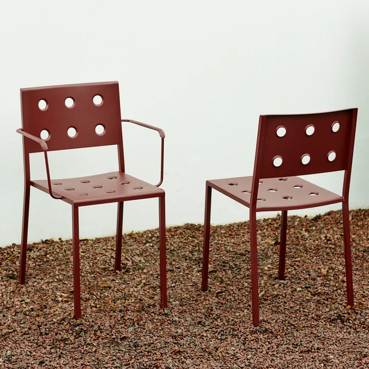 HAY - Balcony Dining Chair, iron red