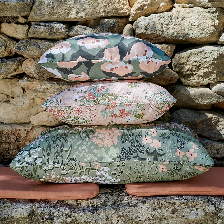 Bouquet Sauvage Outdoor Cushion from Fermob