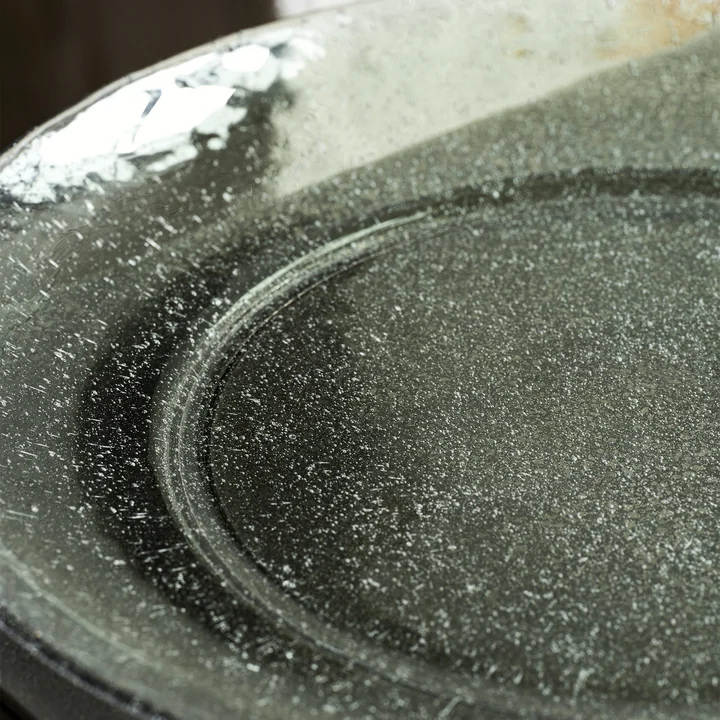 Rain Plate, Ø 27 cm, green (set of 2) from House Doctor