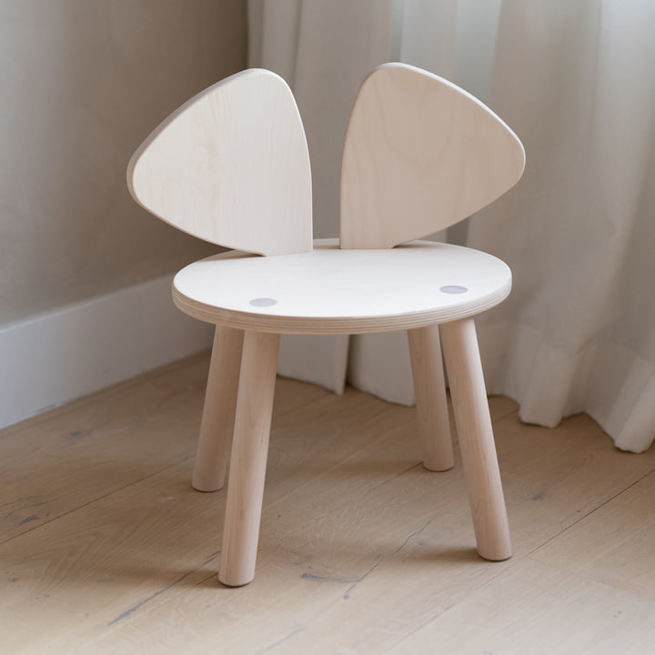 Mouse Children's chair from Nofred in matt lacquered birch finish