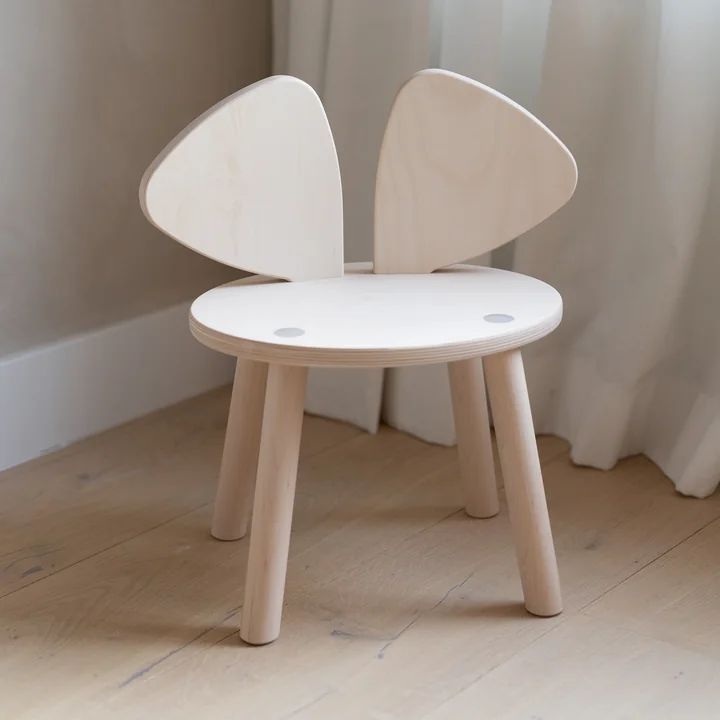 Mouse Children's chair from Nofred in matt lacquered birch finish