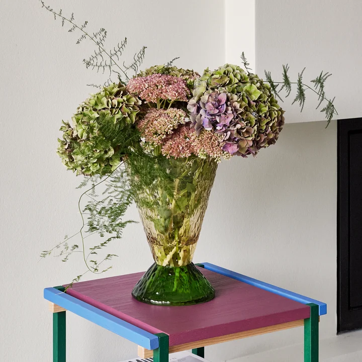 Abyss vase, green / brown from Hübsch Interior