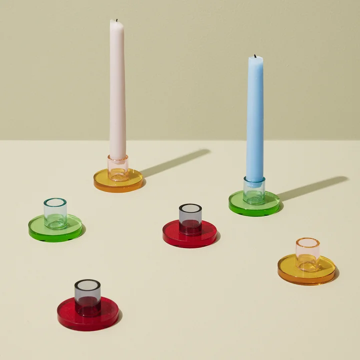 Astra candlestick small from Hübsch Interior